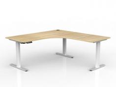 OL Agile Electric 2-Column 90° Workstation – Oak Top with White Base

Features

1800mm x 1800mm 90° Agile workstation with 600mm deep worktop
Electric 2-column height adjust (680mm – 1130mm)
White powdercoated frame
Weight rating: 100kg
Warranty: 12 Year Guarantee on frame and motor ,10 Years for the top
Flat pack – assembly required
