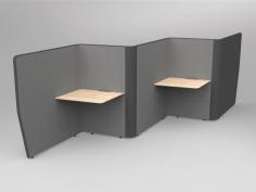OL Motion Wave 4 Pods
Product Key Information :
Very space efficient, providing a small amount of acoustic and visual privacy for workers
Provide a good touch down space for individual tasks
ISO9001 Quality Assurance Certificate
ISO14001 Environmental Certificate
 Includes 4x Motion Wave worktops
Fabric Qty based on 1500mm wide
Assembly Required
Outside Fabric: 8.3m
Inside Fabric: 7.4m
Warranty: 10 Years