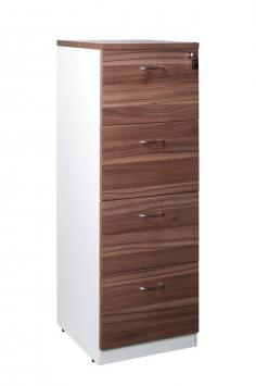 GP CasnanSystem Commercial Office 4 Drawer Filing CabinetMade of quality E1 Enviroboard
Stylish chrome handles
Lockable
Heavy Duty full extension runners
Size – 468 x 510 x 132mm
Warranty –  3 year