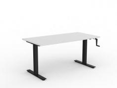 OL Agile Winder Height Adjustable Desk – White Top with Black Frame

Features

Height range: 680 – 1130 mm
Black Powdercoated frame
25 mm worksurfaces finished in White melamine on E0 grade substrate with matching PVC edge
Weight rating: 120kg
Warranty: 10 Years
Fast to assemble
Flat pack, assembly is required
