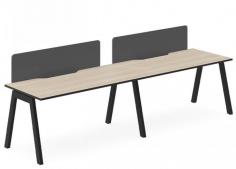 DD Vista Workstation Single Sided For 2 Person With Optic Screen

Features:
Base Finish: White / Black
White Top: Laminex White 200
