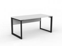 OL Anvil Straight Desk with Modesty – White Top with Black Frame

Anvil Desks have long been a crowd favorite. The perfectly proportioned 50mm loop leg works well in executive offices particularly with the addition of the modesty panel. Stocked in 10 quickship configurations for maximum delivery speed. Choose from 5 worktop/ modesty sizes.

Product Features:
GECA Certified
10 year warranty
50 x 50 mm triangle end frames with flush ground weld finish
Fixed height 715 mm (incl worksurface)
50 x 25 mm rails
2mm steel for extra strength and stability
30 mm height adjustment in each foot
Arctic black powdercoat finish
Multiple rail positions on each frame
Melamine Worktop – 25 mm E0 grade substrate finished in studio white or new oak with matching 2 mm PVC edge
Melamine Modesty to match worktop colour. Fixed into the worktop or rail.
Modesty height is 300mm
Flat Pack, Assembly is required