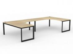 OL Anvil 2-User 90° Workspace – Oak

OL Anvil 2-User 90° Workspace is ideal for creating a micro teamwork environment. The Loop legs on the end are complemented by adjustable feet, enabling excellent levelling ability even on the most uneven floor surfaces. 2 worktop sizes available to choose from.

Product Key Points:
Top: E1 grade board, 25mm melamine finished thickness with matching 2mm PVC edges
50mm x 50mm x 50mm triangle  frame and 50mm x 25mm rail with black or white powder coated
Hight Adjustable legs  Up to 30mm to suite uneven floor
2mm steel for extra strength and stability
30 mm height adjustment in each foot
Arctic white or black powdercoat finish
Multiple rail positions on each frame
Worktop height 715 mm
Flat Pack, Assembly is required
ISO9001 Quality Assurance Certificate
ISO14001 Environmental Certificate
Warranty: 10 Years