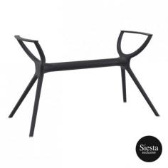 FL Air Hospitality Table Legs for Air & Ibiza Table Top

Product Description
The Siesta Air Legs Medium are produced by the latest generation of air moulding technology with a single injection of polypropylene. These legs are a classy and suitable option for any table top within the size range of 70cm x 120cm to 80cm x 160cm. These legs are available in either Black or White. They are UV stabilised making them a great option for both indoor and outdoor commercial environments. Can be disassembled.

These table legs boast sturdiness and durability and come with a 5 year structural warranty.

Features
Suitable for indoor and outdoor commercial use.
Available In: Black and White
Made of polypropylene
Matching Products: Air Tables, Air Chair
Dimensions: Medium – 725H x 1120W x 580D; Small – 725H x 580W x 580D; xL – 725H x 1585W x 580D
Replaceable feet
Supplied unassembled
Unit Weight: 8.3 kg
Made in Europe
Only suitable for Siesta Air & Ibiza Table Tops
Produced in accordance with ISO 14001:2015 Environmental Management System Certification
