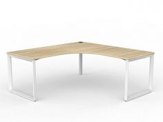 OL Anvil 90° Workstation Corner Desk – Oak Top

OL Anvil Loop Leg Workstations are a stylish solution for single offices, and small open plan zones. Stocked in 12 quickship configurations for maximum delivery speed. Left & right hand options available. The 90 degree desk works equally as well at home, in open plan spaces and private offices.

Product Features:
Frame: 50 x 50 x 50mm triangle, 50 x 25mm rails
25mm EI Melamine board with 2mm ABS edge
Weight rating: 100kg
End leg set and single corner leg.
2mm steel for extra strength and stability
80 mm height adjustment in each foot
Arctic black or white powdercoat finish
Multiple rail positions on each frame
Worktop height 715 mm
Warranty: 10 years
GECA Certificate
ISO 14001 Certificate
ISO 9001 Certificate
Flatpack –  Assembly required
