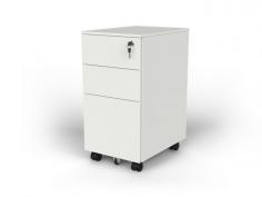 OL Agile Slimline Mobile Drawer Unit

Created with the flexibility of open plan workspaces in mind, the anti tilt Agile steel mobile is compatible with all OLG desking, but especially useful where workstations are narrow and more leg room is required. The mobile is 600mmH x 300mmW x 450mmD and includes two drawers, one file drawer, and is lockable. It is available in black or white powdercoat finish and includes a pen tray.

 

Product Features:

Five castors for ease of use, with anti-tilt functionality
Lockable
Includes a pen tray
600mmH x 300mmW x 450mmD