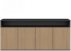 DD Chartres Credenza Buffet with Open Cavity Storage

All internals including back are in Black
Pull to Open Doors
Divider Included for Support
Adjustable Feet
4 Doors Credenza
Proudly Design and Made in Australia
Custom size available
Warranty: 5 Years
Made to order Lead time: 25 business days
50 colours to choose from, refer to the colour swatch
Flatpack, assembly required

https://workproducts.au/product/dd-chartres-credenza-c/