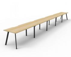 RL Eternity Single Sided Workstation Suitable From 1 to 5 Person

Product Features:
Stylish 45 degree Eternity leg
Maximise office space
Large, medium or small desks
750mm Depth work top per user