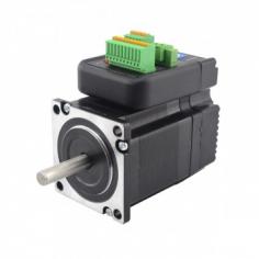 Integrated servo motors are mainly composed of servo motor body, encoder and driver. The servo motor body is the component that performs mechanical movement. The encoder is used to feedback the position and speed information of the motor, and the driver is responsible for receiving control signals and driving the motor to operate.