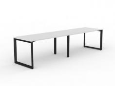 OL Anvil 2-User Workspace – White Top with Black Frame

Anvil SSD Workstations are an excellent option for bench desking with minimal interference from the shared legs along the length of the desk run. The 2 User side by side workspace boasts 11 worktop sizes.

Product Features:
2x Melamine Worktops – 25 mm E0 grade substrate finished in studio white or new oak with matching 2 mm ABS edge.
50mm x 50mm x 50mm triangle  frame and 50mm x 25mm rail with black or white powder coated
Hight Adjustable legs  Up to 90mm to suite uneven floor
Flat Pack, Assembly is required
Worktop height 715 mm
30 mm height adjustment in each foot
Multiple rail positions on each frame
Arctic black powdercoat finish
ISO9001 Quality Assurance Certificate
ISO14001 Environmental Certificate
1 x shared leg
Warranty: 10 Years