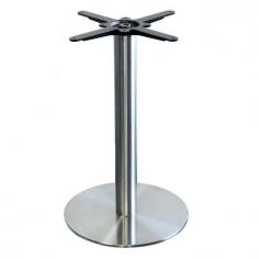FL Alexi Hospitality Stainless Steel Table Base

Product Description
High quality indoor/outdoor bar height Stainless Steel 304 Grade Table Base suitable for use in all commercial applications.

Features
Suitable for indoor and outdoor commercial use
Top Plate: Pressed steel top plate with 8 x fastening points
Pole: 75DIA 304 grade stainless steel pole
Base: 304 grade stainless steel wrapped over a cast iron disc base
Brushed stainless steel finish
5 x adjustable Feet
Supplied unassembled – easy to assemble
Replaceable feet
Bar Height: Bar Table –  450Dia base at 1070H; Dining Table – 450Dia base at 720H
Unit Weight: Bar Table – 24kg; Dining Table; 22 Kg
Maximum Suitable Table Top Size: 800mm round – 15kg
Made in China