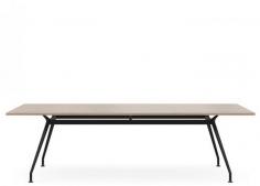 DD Apollo Boardroom Table with Black Base
Features

Combines minimalistic styling with a clear space understructure. Allowable cable options include recessed power & data track It accommodates a variety of top depths and lengths.

Height adjustable feet
30 x 50mm aluminium beam
Optional CMS / Eubiq cable solution
Frame height 725mm, Overall height with 25mm top: 750mm
Black powder coated frame
Leg Finishes : Black powder coated
Origin: Australia
Table warranty: 5 years; Frame warranty: 3 years
Manufacture lead time 20-25 Business Days
Available in 50 standard colours, refer to the colour swatch
Assembly is required or add $120 for  frame assembly for 4 legs and $185 for 6 legs
Custom size available