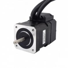 Stepper motor encoders are sensors attached to stepper motors, mainly used to monitor the mechanical angle or linear displacement of the motor in real time, and convert it into electronic signals to feed back to the control system (such as PLC). This feedback mechanism can make up for the shortcomings of stepper motor open-loop control, solve problems such as step loss and step loss, and improve positioning accuracy and dynamic response performance.