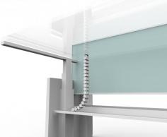 Trax Umbilical Height Adjustable Cable Management

Trax umbilical is specifically designed for cable protection when bringing power and data cables in a height adjustable table application. It features either single or dual compartment for cable distribution allowing power and data cabling to be run separate or simultaneously when using conduit.

Features:
Trax is designed for height-adjustable workstations
Fitted with brackets to connect to the underside of the desk and back to the fixed cable tray below.
A magnet set can fit the cable-tray bracket (sold separately)