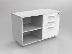 OL Axis Caddy Mobile Bookcase with 3 Lockable DrawersFeatures

Axis Caddy mobile bookcase unit
966mm wide x 640mm high x 460mm deep
With 1 x BBF drawer inser
18mm top
Shelves and base
18mm studio white carcase
Set on 5 x heavy duty castors.
Left or RH configuration.
10 Year Warranty
