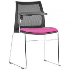 ST Vinn Mesh Back Training Chair with Tablet Arms


Optional plastic or mesh back
Optional arms, tablet arm or stool
Optional black metal trolley, easy to move when stacked
 Available in beam seating
Chrome finish
Black plastic
Plastic under pan
Solid steel sled base frame
Available in all local fabrics
Back mesh available in Jazz mesh
Suitable for indoor use only
4 year warranty
 Weight limit is 120kg
