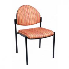 MA Dino 50 Stackable Black Base Side Chair

Features:
Steel fully welded frame with upholstered seat and back
With arms for added comfort and support
Dimensions(mm) : 810H x 530W x 630D
Weight : 7.7kg
Weight Capacity : 135kg
Stackable : Yes
Warranty : 5 Year