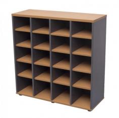 RL Worker Pigeon Hole Unit 20 Holes

The Rapid Worker range is constructed of environmentally friendly melamine . Strong and durable and backed by a 5 year warranty.

The 20 hole pigeon hole unit, comes with adjustable shelves so you can vary the size of the holes to suit.

Features

Adjustable Shelves
E0 Enviroboard
Dimensions: 1040mm(w) 380mm(d) 1040mm(h)