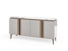 2570 MARBLE TOP BUFFET

