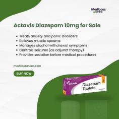 Actavis diazepam tablets are essential in the affiliation of anxiety issues, seizures, muscle fits, alcohol withdrawal possible results and distinctive issues. It is a functioning ingredient (fixing) in Diazepam actavis tablets.
https://medicossonline.com/product/actavis-diazepam-10mg/