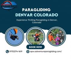 Experience Thrilling Paragliding in Denver, Colorado.

 Discover the thrill of paragliding in Denver, Colorado where stunning vistas and thrilling adventure meld together. Glide over the awe-inspiring Rocky Mountain scenery, with professional guides assuring a secure and unforgettable experience. Whether it is your maiden flight or the nth parasailing adventure, Denver welcomes you for tandem paragliding and scenic flights. Just a short drive away from the city are the best launch points, offering panoramic vistas of Colorado's natural beauty. It is an ideal option for a weekend getaway or a bucket-list experience that paragliding near Denver cannot go down the drains. Book your flight now and give yourself a new view of Colorado!

Visit for More info: https://apw.adventureparagliding.com/