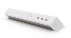 Athena Above Desk Power Rail – 4 GPO & 3 Data

Our Athena Power Rails are stylish yet timelessly designed and still holding it’s place as our #1 selling power rail. It’s the ideal solution to a clutter-free workspace while also offering easy access to power and charging technology.

Features
4 GPO rotated, 3 data, 2 x 25mm data blank tiles, 1000mm lead, L3D splitter & desk clamp
Natural anodised finish with black or white end caps and sockets.
2 x desk clamps to secure the power rail to back edge of desktop