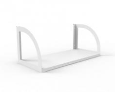 RL Deluxe Screen Hung Shelf

Features:
18mm Thick Melamine Shelf
Dimension(mm): 600W X 270D X 250H
E0 Rated Enviroboard with Powdercoated Steel Shelf Brackets
Available in Natural Oak Shelf with Black Frame, or Natural White Shelf with White Frame