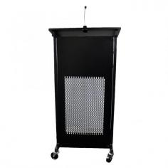 RL Lectern

Features:

Black Powdercoated Finished Steel Frame
2 x 15mm T Black Melamine Shelves
Width – 445mm, Depth – 450mm, Height – 1200mm
Shelf Size – 600mm x 400mm
Detachable Adjustable Battery Powered LED Light (Batteries Not Included)
Heavy Duty Lockable Castors