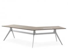 DD Delta Nouveau 120° Executive Desk

Features
Its unique solid, stylish and modern profile
Designed for the most discriminating taste
Rubber foot pads
11mm thick stainless steel legs
Optional CMS / Eubiq cable solution
Origin: Australia
25mm worksurface available in 50 colours, refer to the colour swatch
Table warranty: 5 years; Frame warranty: 3 years
