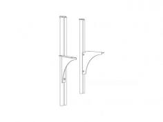 OL Studio50 Screen Adjustable Shelf Brackets

Features
For Studio50 Hung Screens
Finished in Arctic White powdercoat.
10 Years Warranty
Packed as L/R pair