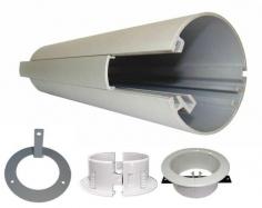Totem Power Pole Kits

This stylish new round Totem pole is a simple cable protection solution specifically designed for bringing power and data cables from the floor, ceiling or the workstation. The Totem includes an access floor mounting kit and a dividing plate creating two compartments to retain segregation between services.

Features :
Unique profile
Available in 4 lengths 670mm, 2.1m, 2.8m and 3.3m
Floor and desk mounting kit included
Segregation plate included
Stylish anodised finish
Available with access door or brush strips.
Used in Conjunction with Ceiling starter Socket and Interconnecting Leads
Runs Power from Ceiling to Workstation
Kits Include: Desk to Ceiling Pole (Anodised Finish), Ceiling Cover Plate, Under Desk Mounting Bracket, Desk Grommet and Cover, Ceiling Starter Socket and Interconnecting Lead