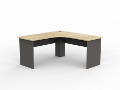 OL AltoSystem 90° Corner Workstation – Oak
Top: Melamine – 25 mm E1 grade substrate finished in new oak with matching 2 mm PVC edge
Frame: Melamine – 18 mm E1 grade substrate finished in studio white or charcoal with matching 2 mm PVC edge
25mm worktop with matching 2mm PVC edges
Fast assembly design
BIFMA tested fittings
Cable ports included
Warranty: 10 Years