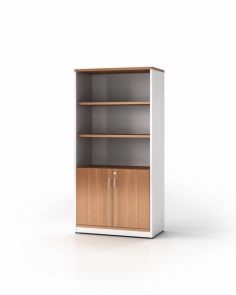 GP Office Half Door Cabinet with 3 Shelves – Virginia Walnut
Made of quality E1 Enviroboard
Lockable
Adjustable shelves (two on top & one in cabinet)
Hinged doors
Size – 900 x 450 x 1800 mm
Colour: Virginia Walnut & White
Warranty –  3 years