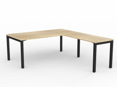 OL Axis Desk with Return – Oak Top with Black Frame
Top: E1 grade board, 25mm melamine finished thickness with matching 2mm PVC edges
GECA Certified
50mm x 50mm frame and 50mm x 25mm rail with black powder coated
Hight Adjustable legs Up to 90mm to suite uneven floor
Flat Pack, Assembly is required
ISO9001 Quality Assurance Certificate
ISO14001 Environmental Certificate
Tried, tested and used in thousands of offices globally
Warranty: 10 Years
