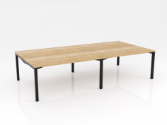 OL Axis Stretch 4 Double Sided Desk – Oak Top with Black Frame
Powdercoated Frame
80mm height adjustment in each foot
10 Year Warranty
140 KG Weight Rating
Flatpack – Assembly required