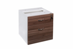 GP Office Fixed Desk Pedestal with 1 Drawer & 1 Filing Drawer – Casnan
Made of quality E1 Enviroboard
Lockable
Metal runners
Size – 464 x 400 x 450 mm
Colour – Casnan & White
Warranty –  3 years