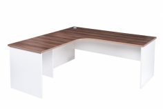 GP Office Radial Workstation with Return
Made of quality melamine boards
E1 Enviroboard
25mm Top & end panels
Optional fixed or mobile drawers
With cable hole
Left or Right configuration
Size – 1800*1800 x 700D x 720Hmm
Warranty – 3 years