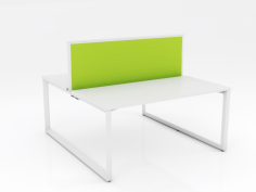 Ol Anvil Desk 2-User Double Sided Workspace with Breathe Fabric Screen
50 x 50 mm triangle end frames with flush ground weld finish
50 x 25 mm rails
Frames finished in Gloss White powdercoat
25 mm worksurfaces finished in White melamine on E0 grade substrate with matching PVC edge
Fixed height 715 mm (incl worksurface)
Compatible with comseal cable tidy system
10 year warranty
Flatpack, assembly required