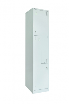 RL GO Step Locker
Comes Assembled
Allows Full Hanging Space to Each Compartment
Riveted Construction
Full Length Door Stiffeners
Cam Lock with 2 Keys
Coat Rail in Each Compartment
Ventilation on Door
Dimensions: 380mm(w) 455mm(d) 1830mm(h)
