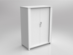 OL Tambour Door Storage Cabinet 1250mm Height
Axis Tambour storage cabinet
1250mm high x 900mm wide x 450mm deep
25mm top and base
18mm carcase
Carcase & doors in Studio White
Gang locking
2 x 18mm adjustable shelves
Set on powdercoated steel feet
Warranty: 12 Years