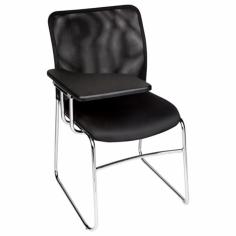 MA Martin Chrome Sled Base Stackable Meshback Lecture Chair
Stackable except with tablet arms
Fully welded steel frame in chrome finish
Sled based chair
Mesh back for added style, breathability and support
Dimensions(mm) : 850H x 490 (550 with tablet arm)W x 605D
Weight : 8.5kg
Weight Capacity : 110kg
Origin : China
Warranty : 3 Year