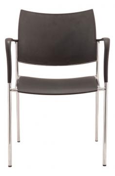 GP Element Upholstered Chair with Arms & Chrome Legs
Dimension: 505 x 565 x 820
Chrome frame
Colour – Black
With arms
Upholstered fabric back &  seat
Stackable Max. 5pcs
Optional tablet available (additional $60)
Weight Capacity: 105kg
Warrenty: 3 Years
