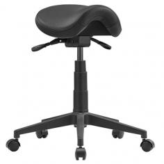 ST Cad PU Upholstered Industrial Stool
Adjustable seat height
Adjustable seat angle
Optional drafting kit
 Optional glides or brake castors
Saddle seat
 Nylon castors
640mm black nylon base
 Available in black PU only
Minor assembly required
Suitable for indoor use only
 5 year warranty
Weight limit is 120kg