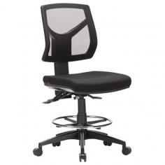 ST Expo Mesh Back Drafting Chair
Adjustable seat height
Adjustable back height (ratchet)
Adjustable seat and back angle
Optional adjustable arms / drafting kit
Available in high and low back
Square seat, Moulded seat foam, Mesh back
3 lever ergonomic mechanism
660mm black nylon base
Available in Metro black only
AFRDI tested to level 6
Minor assembly required
Suitable for indoor use only
7 year warranty and Weight limit is 130kg