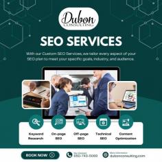 Looking for a reliable SEO agency in San Mateo to boost your online visibility and grow your business? Our professional SEO services are designed to help businesses rank higher on search engines, attract targeted traffic, and increase conversions. We specialize in keyword research, on-page and off-page optimization, technical SEO, and content strategy tailored to your industry. Whether you are a startup or an established business, our expert team delivers data-driven results and long-term growth. Dubon Consulting is digital marketing agency in San Jose provide a seo service, web design, social media management and graphics design serivces. Contact us today to take your online presence to the next level and stay ahead of your competition.