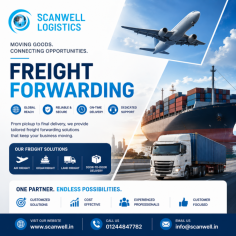 Looking for a dependable Freight Forwarding Company in Kolkata? We provide comprehensive freight forwarding and logistics solutions designed to meet the needs of businesses involved in domestic and international trade. Our services include air freight, ocean freight, customs clearance, warehousing, cargo consolidation, transportation, and door-to-door delivery. With an experienced team and a strong global logistics network, we ensure safe, timely, and cost-effective shipment management. Whether you are importing or exporting goods, we deliver tailored logistics solutions that simplify your supply chain and keep your cargo moving efficiently.