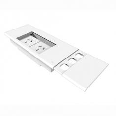 CM Electracom Flip Box with 2 GPO & Provision For 3 Data
The Electracom Flip is a unique slimline in-desk module offering power, data and USB charging technology into workstations, collaborative spaces conference areas and even soft seating. Each power outlet has its own spring-loaded retractable cover so that it is hidden away when not in use. The data provisions are available in two mechanisms; flip or sliding lid with an ID labelling feature.
Features
The convenience of power and data at the desktop.
Uncluttered work surface when power not required or while plugged in.
Available surface mounted or fully flush with the desktop in the butted edge version.
Fully segregated for power and data.
Available with USB-C 30W PD fast charging.
Category 5A and 6A compliant.
Sits Flush in Desk or Table Top
Links to Cable Basket, Adjoining Power Rail, Wall Starter or Power Pole Kit
Lead Time: 15 to 20 business days