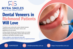 Achieve a brighter, more confident smile with custom dental veneers from Myra Smiles Dental and Implant Centre. Our high-quality veneers are designed to improve the shape, colour, and appearance of your teeth while delivering natural-looking, long-lasting results. Discover personalised cosmetic dental care that helps you smile with confidence every day.