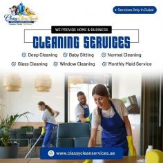 Looking for the Best Maid Service Dubai Jumeirah?
Finding the best maid service Dubai Jumeirah can make household management easier and stress-free. Classy Clean Services provides trusted cleaning professionals who handle dusting, vacuuming, kitchen cleaning, bathroom sanitization, and more. Whether you need one-time assistance or recurring maid services, our team is committed to delivering reliable, affordable, and professional cleaning solutions throughout Jumeirah.