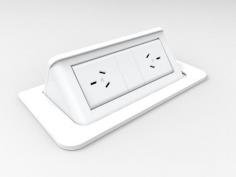 CM Pop Up In Desk Module with 2 GPO
Pop-Up is an In-desk module that provides quick and practical access to Power and/or USB. The intuitive design combines the practical accessibility of an on-desk rail, whilst maintaining the clutter-free design of a recessed module. Purposed to compliment single workstations, hot-desks, or training rooms, the Pop-Up can be configured to deliver a combination of Power and/or USB outlets to suit any commercial office, hospitality or residential application.
Features :
Spring mechanism enables touch to open/close
Clean and unobtrusive profile when retracted
Drops into a simple rectangular cut-out
Fully segregated for Power and/or USB
Lead Time: 15 to 20 business days